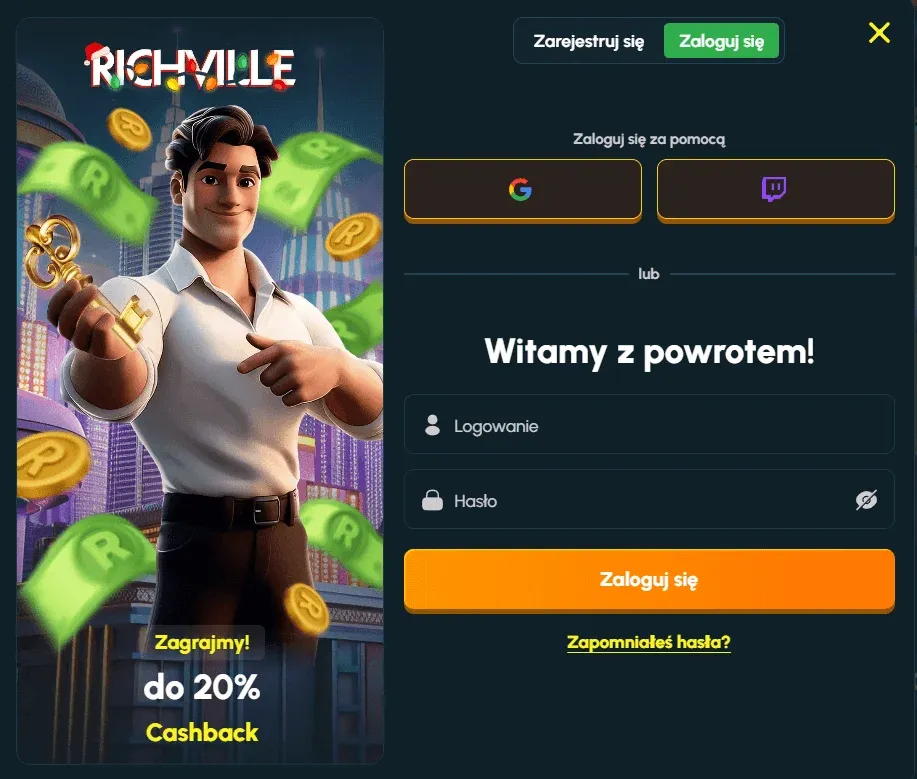 richville casino login